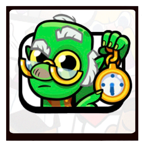 Эмодзи: Гоблин с часами 1