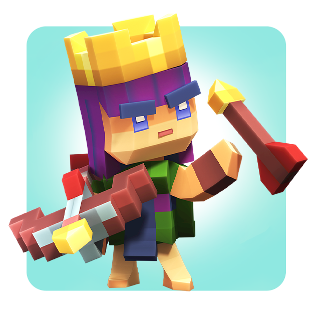 Пиксельная королева скин